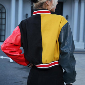 Veste de baseball pour femme, prix de gros, nouvelle collection, toile imprimée, respirante, légère, personnalisable, pour l'hiver - Product Image 2