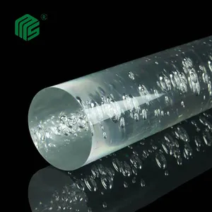 透明亚克力PMMA透明泡泡棒，用于Led照明配件