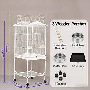 Removable Bird Cage Large Bird Cages Customizable Parrot Cage Bird Breeding Cage New Style Aviary - Product Image 3