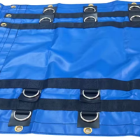 Tissu enduit de PVC de haute qualité résistant aux UV et ignifuge pour rideau latéral de camion, bâche en PVC