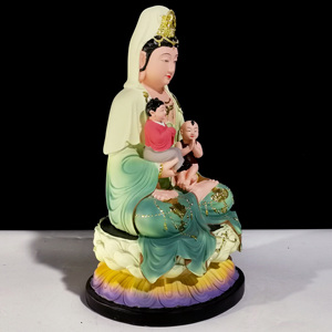 南シナ海の女神の平和を守るために子供たちを探すためのプトゥオシャンの観音像 - Product Image 5