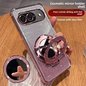 Coque de protection Premium Diamant Bling Bling <span class=keywords><strong>Chrome</strong></span> avec béquille pour <span class=keywords><strong>Google</strong></span> Pixel 10 Pro 9 8 Pro XL 7A - Product Image 1