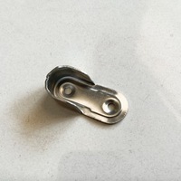 Raccords de quincaillerie de meubles, Rail de fer, Support de tige de placard ovale, Support d'extrémité de Tube d'armoire en acier pour Support de Tube ovale de Tube de 16mm