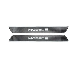 Car Welcome Pedal Door Sill Cover For Tesla Model 3