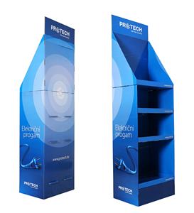Рекламная картонная витрина, подставка для гофрированной бумаги, подставка для розничной продажи, поп-модель - Product Image 2