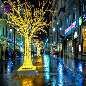 Holiday Decorative <b>Light</b> <b>Tree</b> with Dense Twinkling Branches for Malls Plazas Resorts and Christmas Landscape Projects - Product Image 2