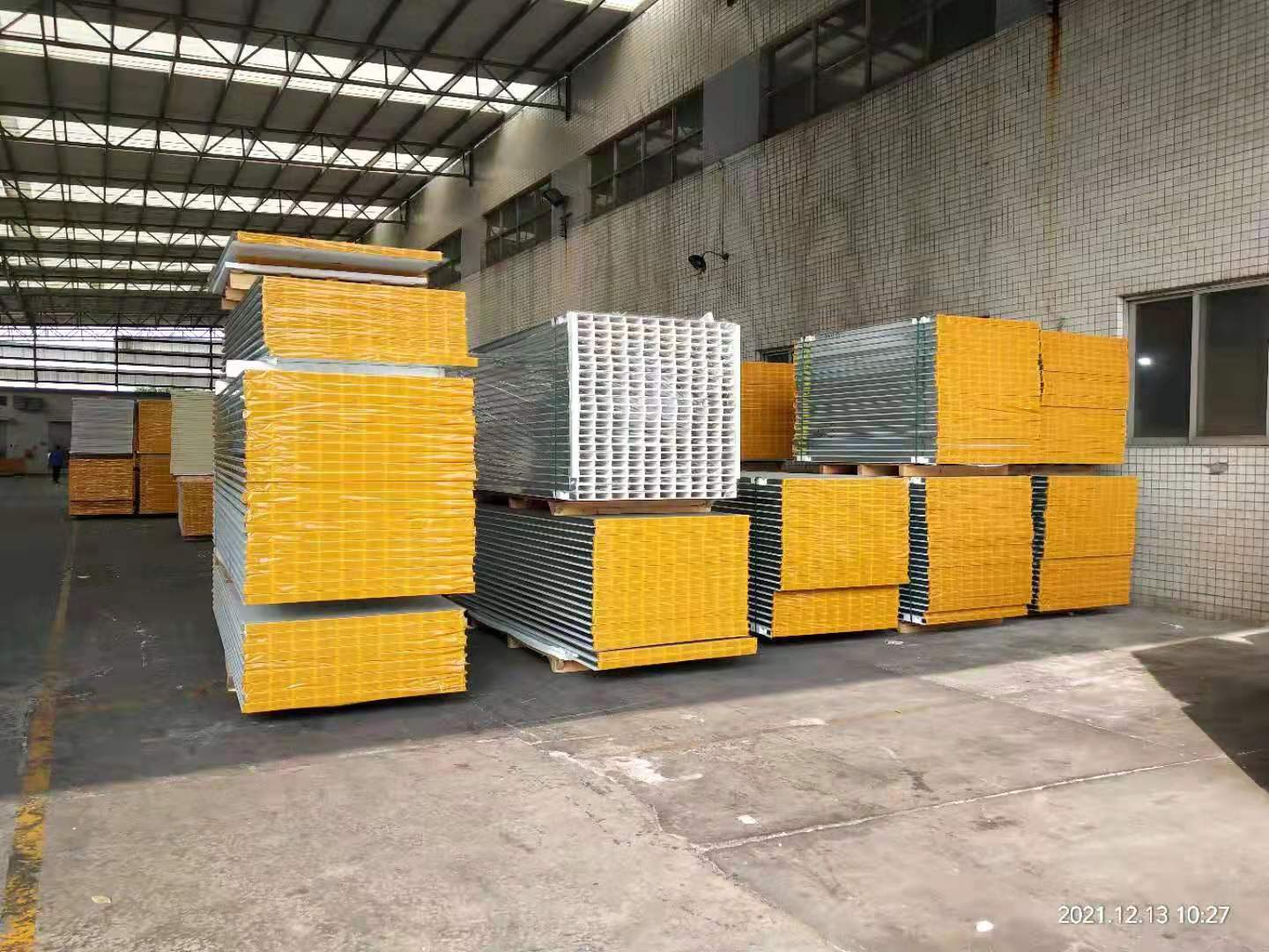 GMP Steel Wall Sandwich Panels MGO EPS PU For Clean Room