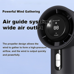Rechargeable <b>Fan</b> Portable <b>Handheld</b> <b>Fan</b> Mini USB Personal Cooling Gadget Display Screen - Product Image 2