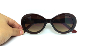 PC de moda gafas oval <span class=keywords><strong>kurt</strong></span> <span class=keywords><strong>cobain</strong></span> gafas de sol de color personalizado gafas de sol polarizadas gafas de 2020 - Product Image 3