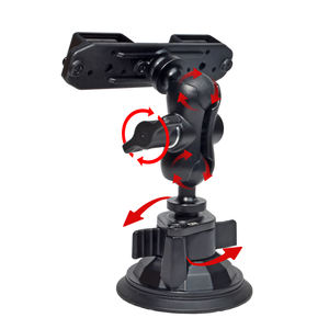 Support de <span class=keywords><strong>radio</strong></span> portable, support à ventouse pour pare-brise/tableau de bord compatible avec la <span class=keywords><strong>radio</strong></span> bidirectionnelle Midland Cobra - Product Image 4