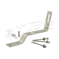 Supports de montage solaire Yuens en promotion SUS304 SUS430 Kit de crochets pour panneaux solaires