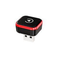 Adaptateur USB portable Plug & Play pour iOS et Android, connexion stable pour véhicules, mini adaptateur sans fil 2-en-1 CarPlay Android Auto, discret