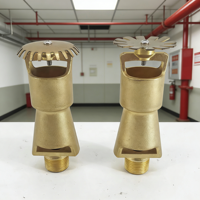 Prix fabricant flexible, accessoires d'équipement incendie en acier inoxydable SUS304, arroseur double à eau et mousse à engrenages 360°