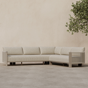 Sofá de Cuerda para Exteriores de Teca, <span class=keywords><strong>Muebles</strong></span> de Exterior para Hotel, Villa, Patio, Jardín, Terraza y Espacios de Vida al Aire Libre - Product Image 4
