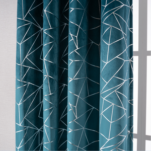 Tissu 100% polyester de luxe style européen, décoratif, en velours, rideaux occultants pour le salon, hôtel, personnalisé - Product Image 4