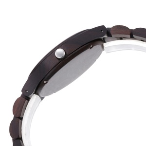 Livraison rapide, montre en bois d'ébène, montres en bois pour hommes de qualité supérieure, montres en bois pour couples, montres cadeaux pour amoureux - Product Image 5
