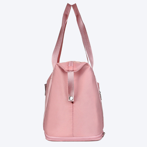 Borse da Viaggio Economiche per Donna, Vendita all'Ingrosso, Personalizzabili, in Poliestere, con Manico per Yoga e <span class=keywords><strong>Palestra</strong></span>, <span class=keywords><strong>Rosa</strong></span>, con Scomparto Interno e Tracolla - Product Image 4