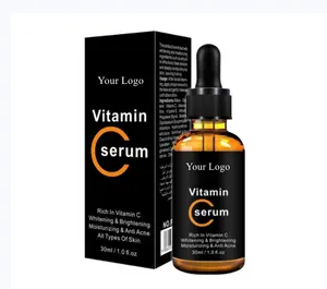OEM özelleştirilmiş beyazlatma Anti nokta yüz bakımı L askorbik asit Serum C vitamini Serum