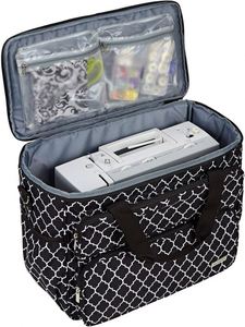 Funda para máquina de coser de tamaño perfecto con bolsillos de almacenamiento, funda protectora con cuerda lateral, bolsa para máquina de coser, muestra gratuita - Product Image 6