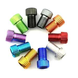 Adaptateur de <span class=keywords><strong>valve</strong></span> en aluminium de différentes couleurs, convertisseur de <span class=keywords><strong>valve</strong></span> de vélo, <span class=keywords><strong>valve</strong></span> française vers américaine pour VTT - Product Image 2