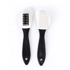 Three Side Shoe Cleaning Brushes 3 Side Shoes Cleaner Home Supplies S Shape Suede Nubuck Brush Cleaning schuh Tools