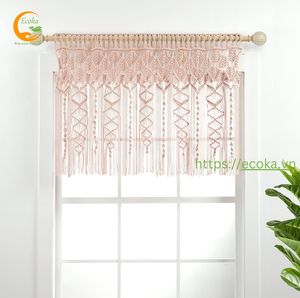 Personalizar macramé ventana cortina nueva llegada fantasía cortina macramé en Vietnam gran oferta 2025 - Product Image 2