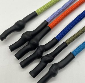 สายเชือกโพลีเอสเตอร์4-5มม. พร้อมปลายพลาสติกสำหรับกางเกงสายถักโพลีเอสเตอร์สำหรับเสื้อฮู้ด - Product Image 4