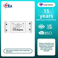 MoesHouse Wifi Tuya Android Smart Home Switch con pantalla OLED (<2 "640x480) Dispositivo de encendido/apagado Aplicación Control remoto Temporizador Alexa