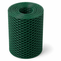 Grillage hexagonal en PVC SSX SX-6145 de calibre 12 pour cages à lapins, vente en gros, directement de l'usine, services de découpe et de tissage offerts