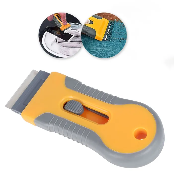 Cleaning Tools Glass & Ceramic Hob Scraper Labels Sticker Glue Decal Paint Scraper Razor Blade Scraper Tool