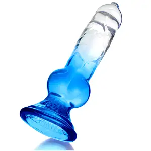 5Sizes Mix-Blue Wolf Shape Realistic XXXL Huge Anal Dildo Strong Suction Cup Vagina G-spot TPE Penis Sex Toy For Women Men