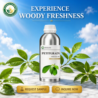Huile Essentielle de Petitgrain (Citrus Aurantium) pour la Clarté Mentale - Diffusion Aromatique pour une Esprit Clair, une Productivité et une Concentration Améliorées
