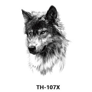 Venta al por mayor <span class=keywords><strong>de</strong></span> fábrica, medio <span class=keywords><strong>brazo</strong></span> para <span class=keywords><strong>hombre</strong></span>, tigre fresco, Lobo, flor, diseño negro, tatuajes temporales impermeables, pegatinas para decoración del cuerpo - Product Image 4