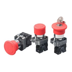 Mini interruptor de botón pulsador de metal de 220V/24V, nivel IP65, parada de emergencia, botones de interruptor eléctrico momentáneo de encendido/apagado, 10A máx. - Product Image 5