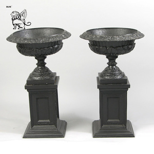 <span class=keywords><strong>Maceta</strong></span> Grande de Metal para Jardín, Decoración de Hogar de Alta Calidad BLVE, Florero de <span class=keywords><strong>Hierro</strong></span> Fundido Antiguo en Venta - Product Image 6