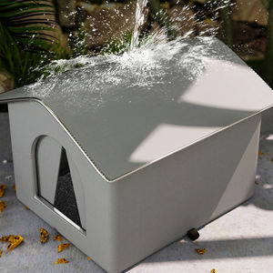 جديد تكييف الهواء عش القط نمط صلب بيت النوم الحيوانات الأليفة طويلة الأجل مقفل دافئ للكلاب - Product Image 3