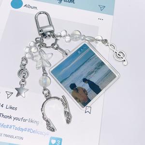 Hecho a mano japonés 2000s estilo Genso álbum con cuentas llavero lámpara logotipo personalizado accesorio <span class=keywords><strong>de</strong></span> moda - Product Image 4