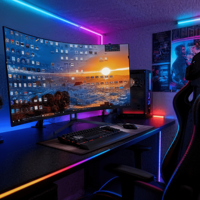 Nouveauté Ordinateur de bureau Écran incurvé 34 pouces 21:9 Ultra-large 240/180/165/100Hz Jeu électronique Écran incurvé 1500R