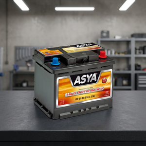New Feza 12V 60Ah Automotive <b>Battery</b> Maintenance Free High Performance Long Life Calcium Technology Durable Design 2 Year Gray - Product Image 2