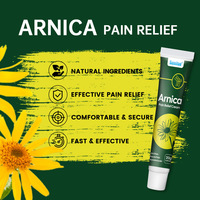 Crème chauffante professionnel Sumifun à l'Arnica et à la Confrérie pour le soulagement des douleurs articulaires (genoux, cou)