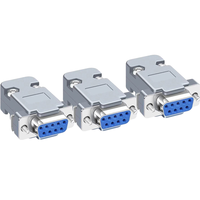 Kit de Conectores KRONZ DB9 D-Sub con Terminales de Soldadura, 8 Pines Macho/Hembra, RS232 RS485, Puerto Serie, PLC, Automatización Industrial