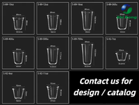 Gobelets transparents en PET, épais et robustes, avec couvercles, 16 oz, 20 oz, logo personnalisé, café froid, soda, dessert, vente à emporter, restauration, service alimentaire, vente en gros