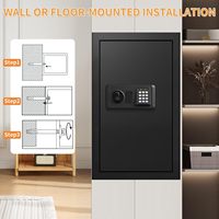 Caja Fuerte Antirrobo XBT-Home Safe con Cerradura Electrónica de Código para Documentos y Archivos Ligeros, Oficinas Ejecutivas