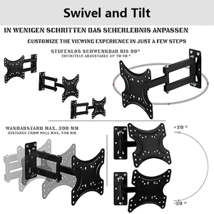 TV Wall <span class=keywords><strong>Mount</strong></span> xoay nghiêng nối dài khung TV phổ Max VESA 600x400 mét 45 để 75 trong OLED QLED <span class=keywords><strong>Plasma</strong></span> cong 4K UHD màn hình - Product Image 6