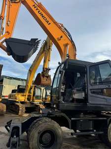 Excavadora de ruedas usada original Hyundai 210W-7 excavadora Hyundai de alta calidad a la venta excavadora de ruedas de Corea del Sur 210w-7 - Product Image 4