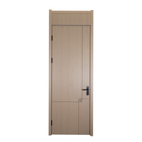 Porte composite en bois massif écologique, porte de chambre sans peinture, porte intérieure plate pour maison, porte de patio