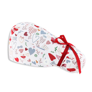Gorros exfoliantes dentales Bouffant Tie Back Hat Unisex Multicolor Sweatband para salón de belleza Uso diario para salón de belleza - Product Image 1