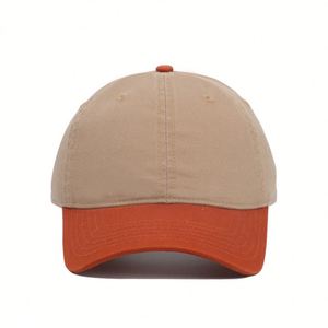 Casquettes en coton à 6 panneaux avec broderie personnalisée de haute qualité, couleur contrastée, mode unisexe, casquette de baseball bicolore pour papa - Product Image 2