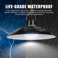 Lampe Solaire Suspendue Double Tête Ultra-Lumineuse Étanche IP65 avec Détection de Lumière et Télécommande pour Utilisation Intérieure/Extérieure et Tentes