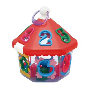 Educational <b>Building</b> Plastic Connecting Block Puzzle House for 1.5-3 Years Old Baby <b>Toy</b> - Product Image 1